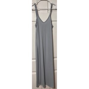 Double Zero Pale Green V-Neck Spaghetti Strap Maxi Slip Dress Womens Spicy Small
